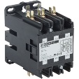 Schneider Electric Definite Purpose Contactor; 50A; 480VAC Coil Voltage; 3-Pole; 3 NO; Open Type; Panel Mount
